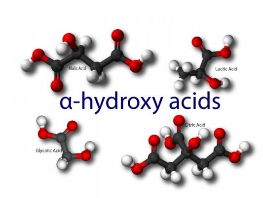 Are alpha hydroxy acids (AHAs) harmful as an exfoliant?